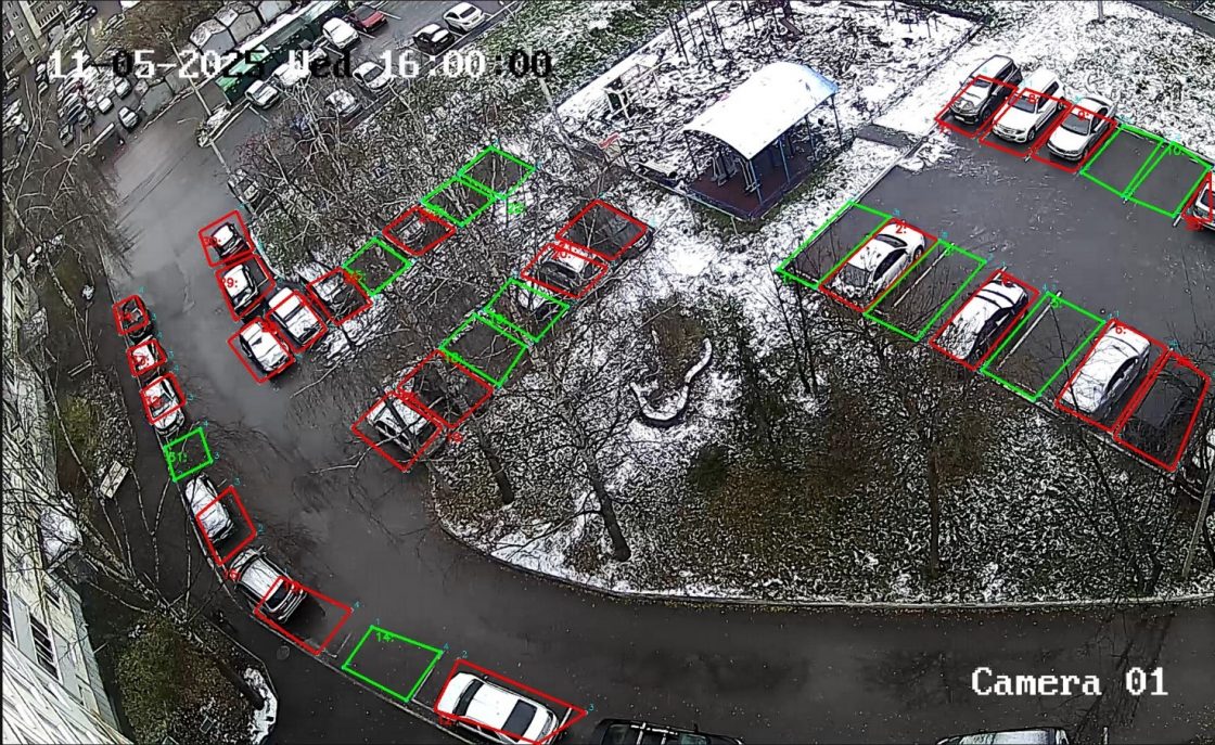 Parky — Сервис поиска свободного парковочного места по камерам