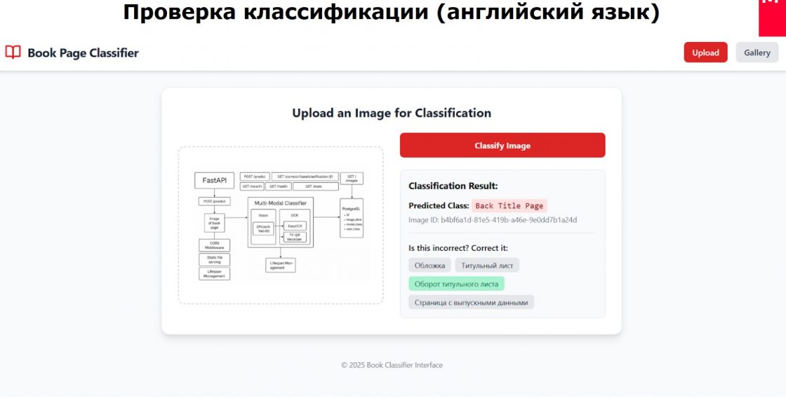 ИИ классификатор сканов книжных страниц для МТС AI и МФТИ